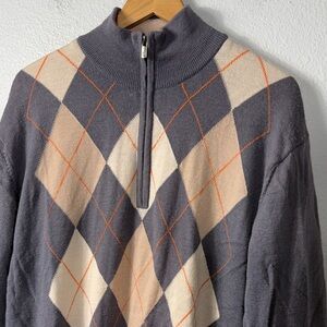 FootJoy Men's Wool Wind Argyle Sweater
